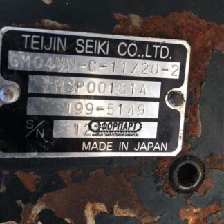 Редуктор хода Kobelco Кобелко бортовой гидромотор, СПб (Teijin Seiki GM04VN C 11/20 2 MSP00181A)